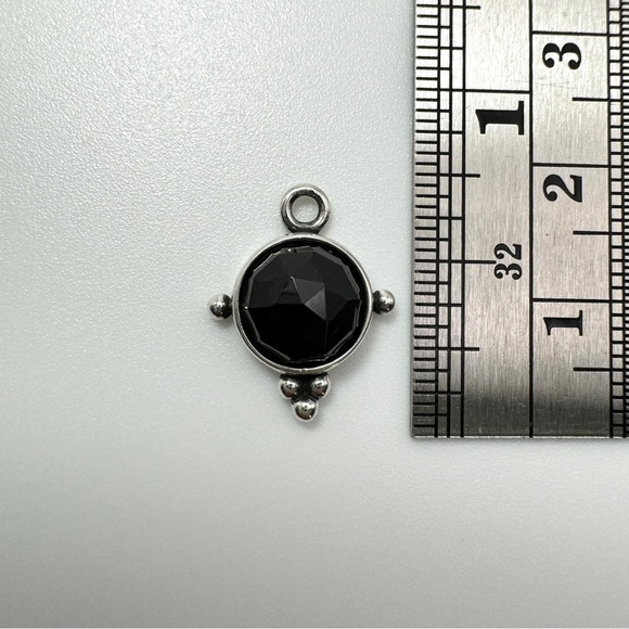 Pandora Compose Melanite Earring Pendant 925 ALE 290627ME Retired - Picture 15 of 15